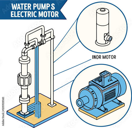 vector illustration of industrial equipment