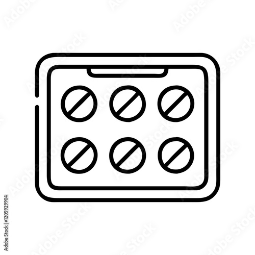 baking sheet icon, baking sheet line art - simple line art of baking sheet, perfect for baking sheet logos and icons