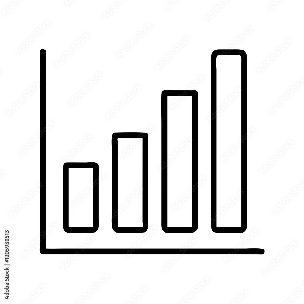 bar graph icon, bar graph line art - simple line art of bar graph, perfect for bar graph logos and icons bar graph icon, bar graph line art - simple line art of bar graph, perfect for bar graph logos and icons