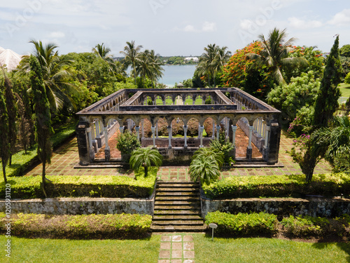 The Cloister ruins in Paradise Islands, Bahamas 