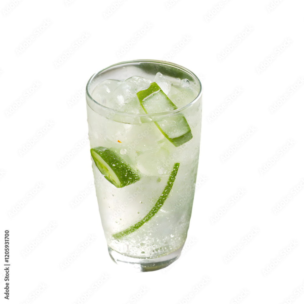 cold drink with aloe vera on transparent background cold drink with aloe vera on transparent background