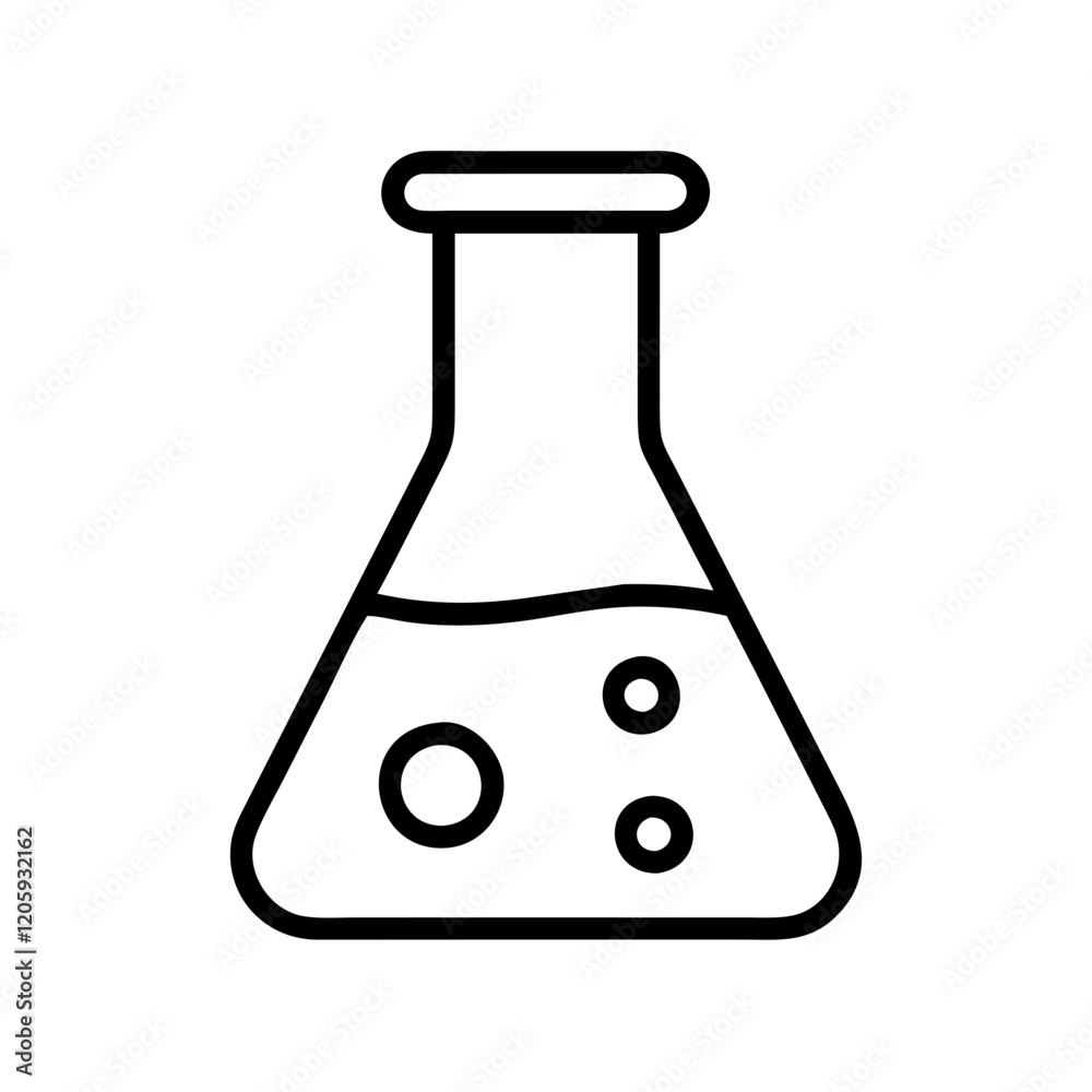 beaker icon, beaker line art - simple line art of beaker, perfect for beaker logos and icons beaker icon, beaker line art - simple line art of beaker, perfect for beaker logos and icons