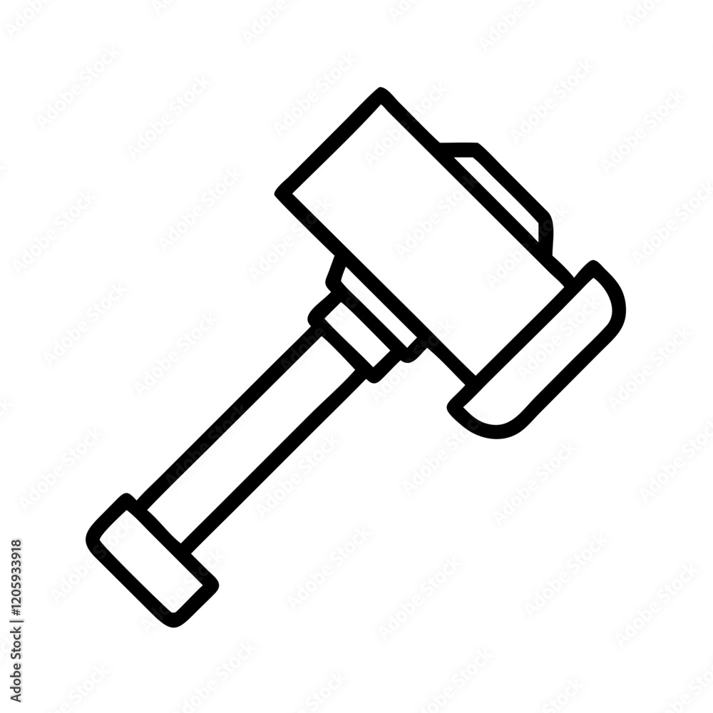 blacksmith hammer icon, blacksmith hammer line art - simple line art of blacksmith hammer, perfect for blacksmith hammer logos and icons blacksmith hammer icon, blacksmith hammer line art - simple line art of blacksmith hammer, perfect for blacksmith hammer logos and icons