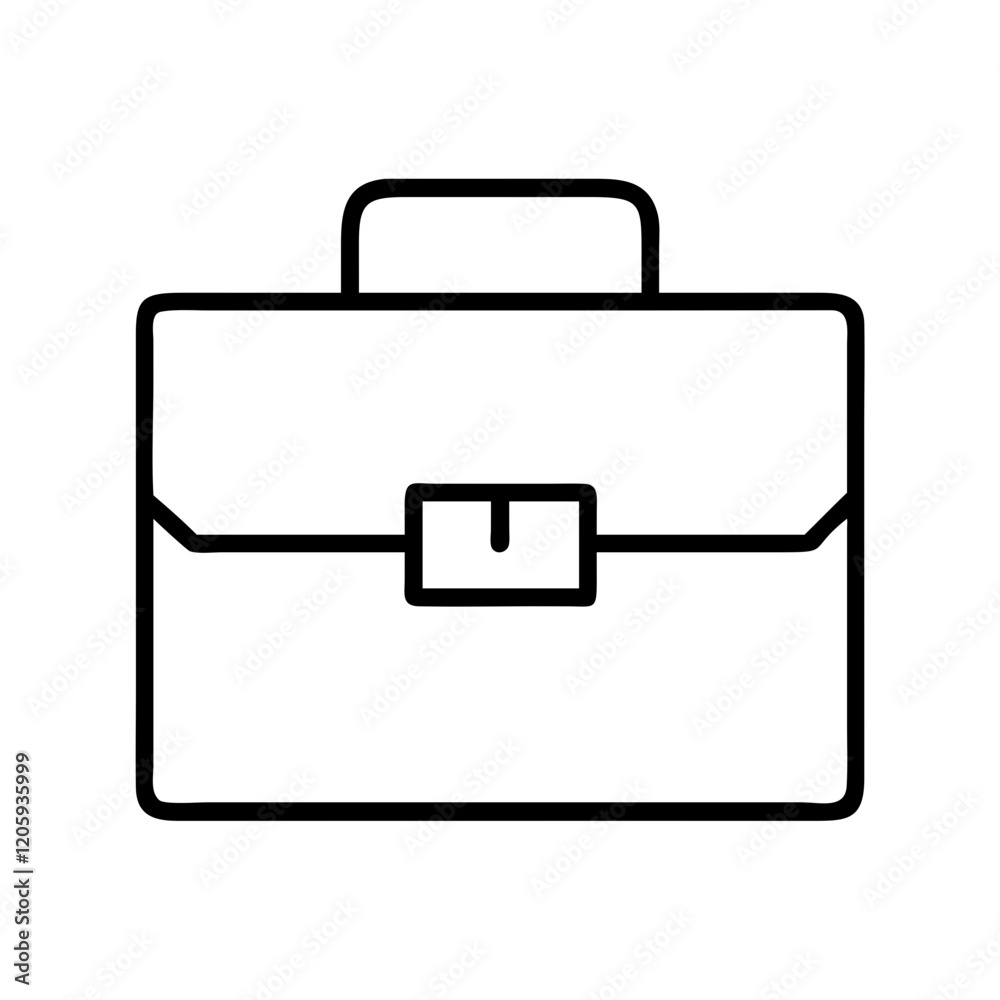 briefcase icon, briefcase line art - simple line art of briefcase, perfect for briefcase logos and icons briefcase icon, briefcase line art - simple line art of briefcase, perfect for briefcase logos and icons