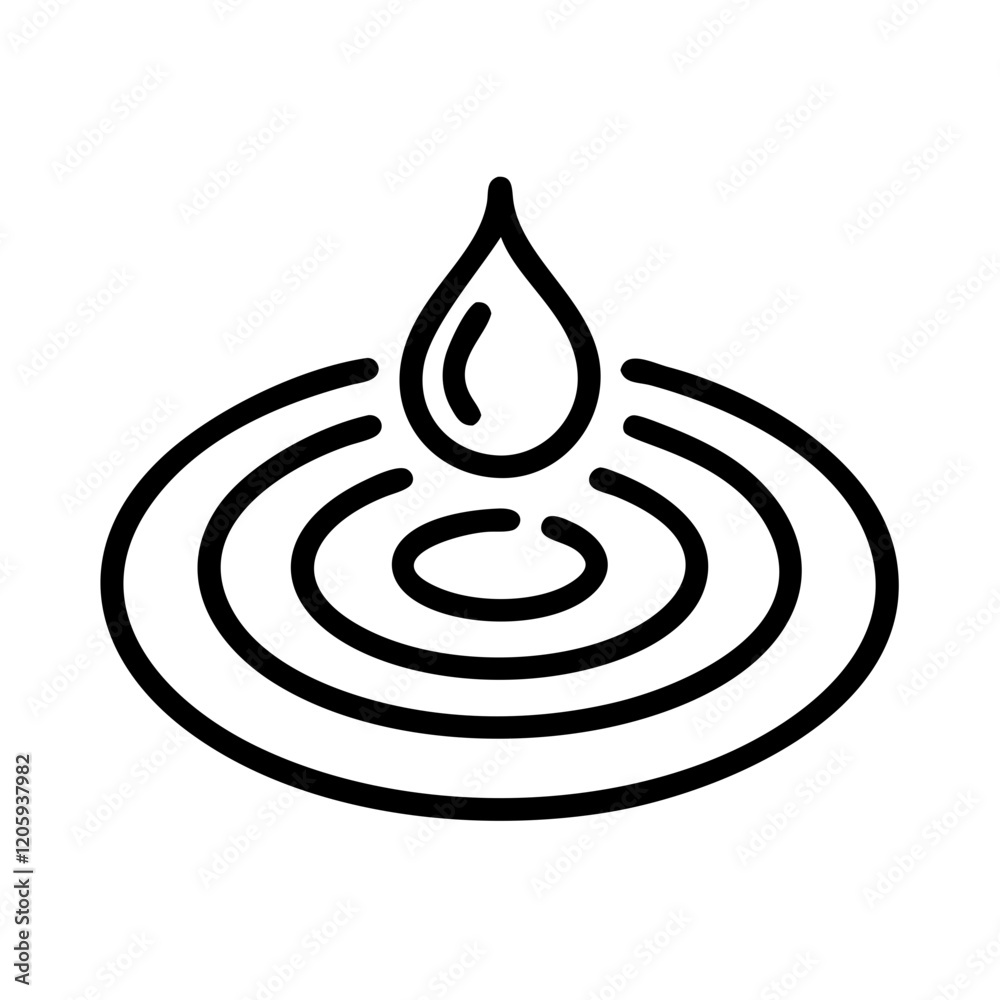 calming water ripple icon, calming water ripple line art - simple line art of calming water ripple, perfect for calming water ripple logos and icons calming water ripple icon, calming water ripple line art - simple line art of calming water ripple, perfect for calming water ripple logos and icons