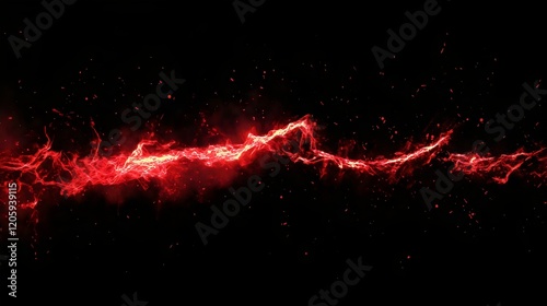 Red and Purple color electricity lightning photo