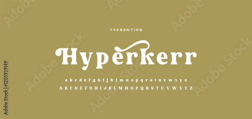 Elegant ligature alphabet letters font logo. Typography luxury classic lettering serif fonts decorative wedding vintage retro logos, design for fashion,beauty shop and brand . vector illustration