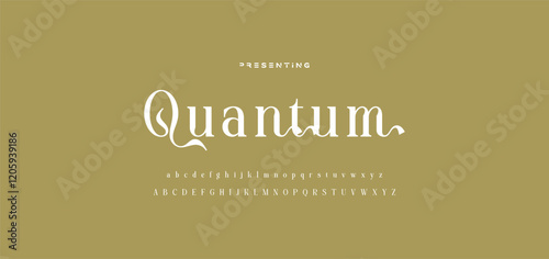 Elegant ligature alphabet letters font logo. Typography luxury classic lettering serif fonts decorative wedding vintage retro logos, design for fashion,beauty shop and brand . vector illustration