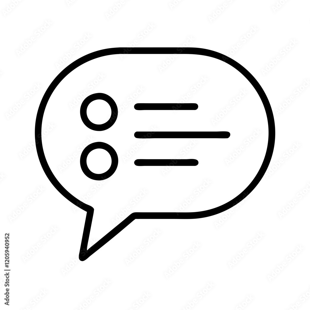 chat bubble icon, chat bubble line art - simple line art of chat bubble, perfect for chat bubble logos and icons chat bubble icon, chat bubble line art - simple line art of chat bubble, perfect for chat bubble logos and icons