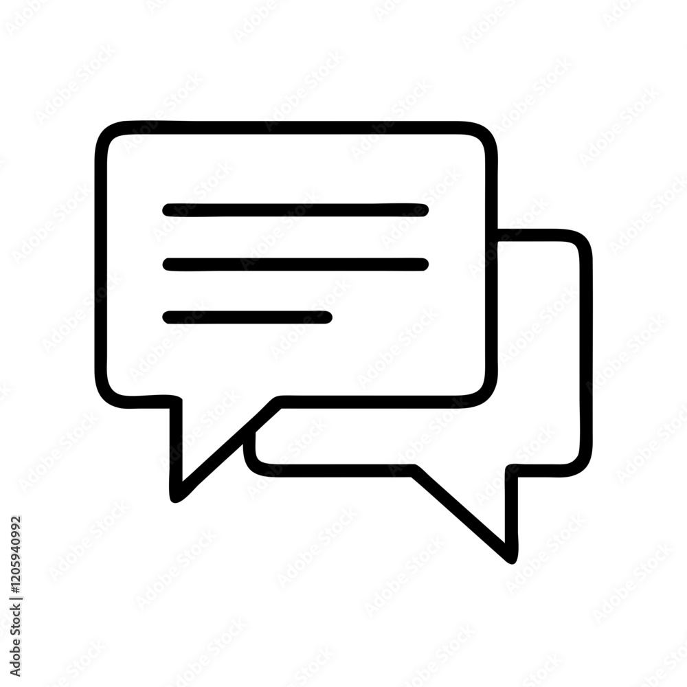 chat bubble icon, chat bubble line art - simple line art of chat bubble, perfect for chat bubble logos and icons chat bubble icon, chat bubble line art - simple line art of chat bubble, perfect for chat bubble logos and icons