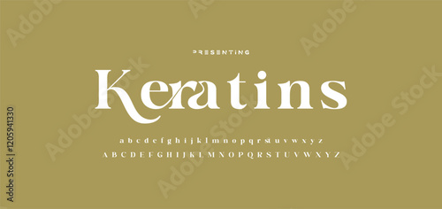 Elegant ligature alphabet letters font logo. Typography luxury classic lettering serif fonts decorative wedding vintage retro logos, design for fashion,beauty shop and brand . vector illustration