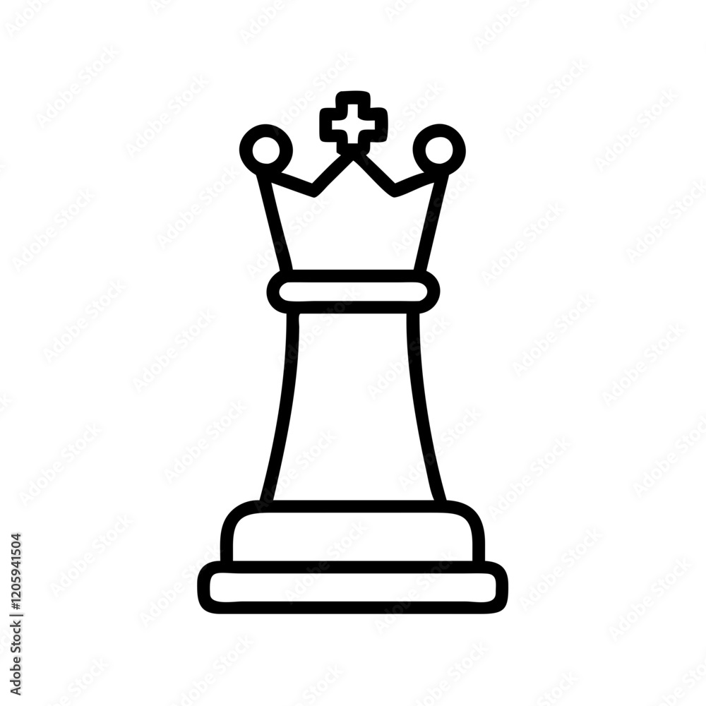chess king icon, chess king line art - simple line art of chess king, perfect for chess king logos and icons chess king icon, chess king line art - simple line art of chess king, perfect for chess king logos and icons