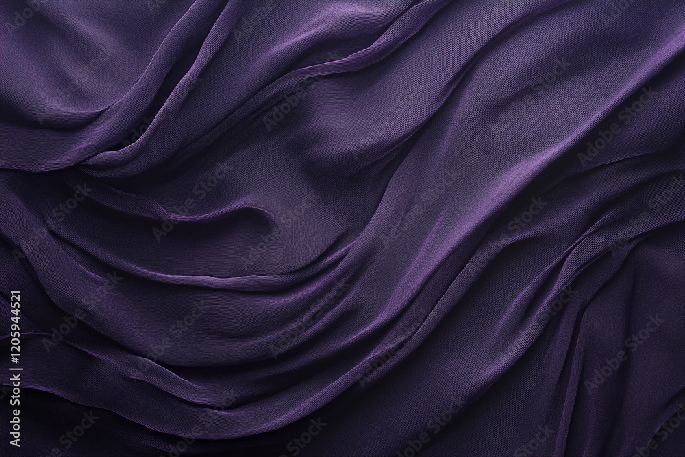 Obraz premium Dark Purple Background with a Smooth Gradient: Top View for Elegant Design