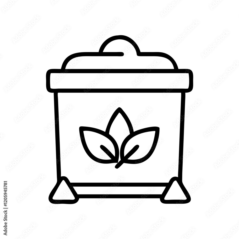 compost bin icon, compost bin line art - simple line art of compost bin, perfect for compost bin logos and icons compost bin icon, compost bin line art - simple line art of compost bin, perfect for compost bin logos and icons