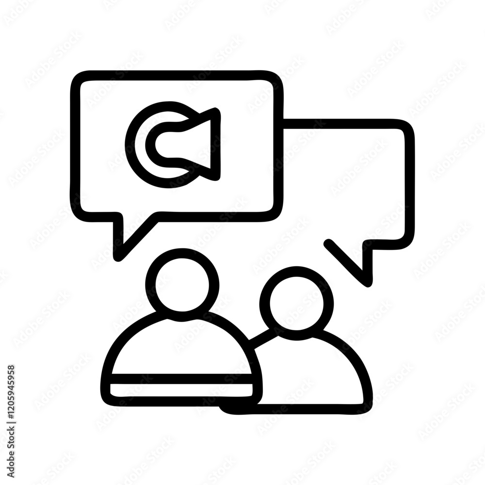 conference call icon, conference call line art - simple line art of conference call, perfect for conference call logos and icons conference call icon, conference call line art - simple line art of conference call, perfect for conference call logos and icons