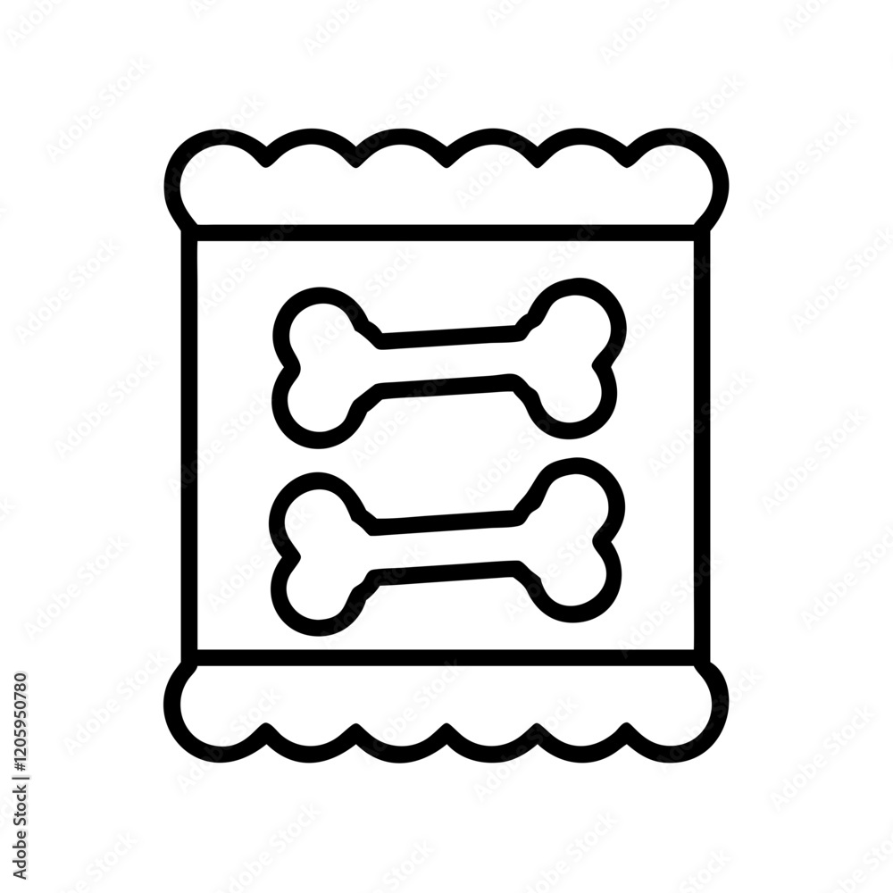 dog treats icon, dog treats line art - simple line art of dog treats, perfect for dog treats logos and icons dog treats icon, dog treats line art - simple line art of dog treats, perfect for dog treats logos and icons