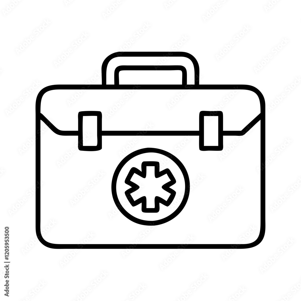 emt bag icon, emt bag line art - simple line art of emt bag, perfect for emt bag logos and icons emt bag icon, emt bag line art - simple line art of emt bag, perfect for emt bag logos and icons