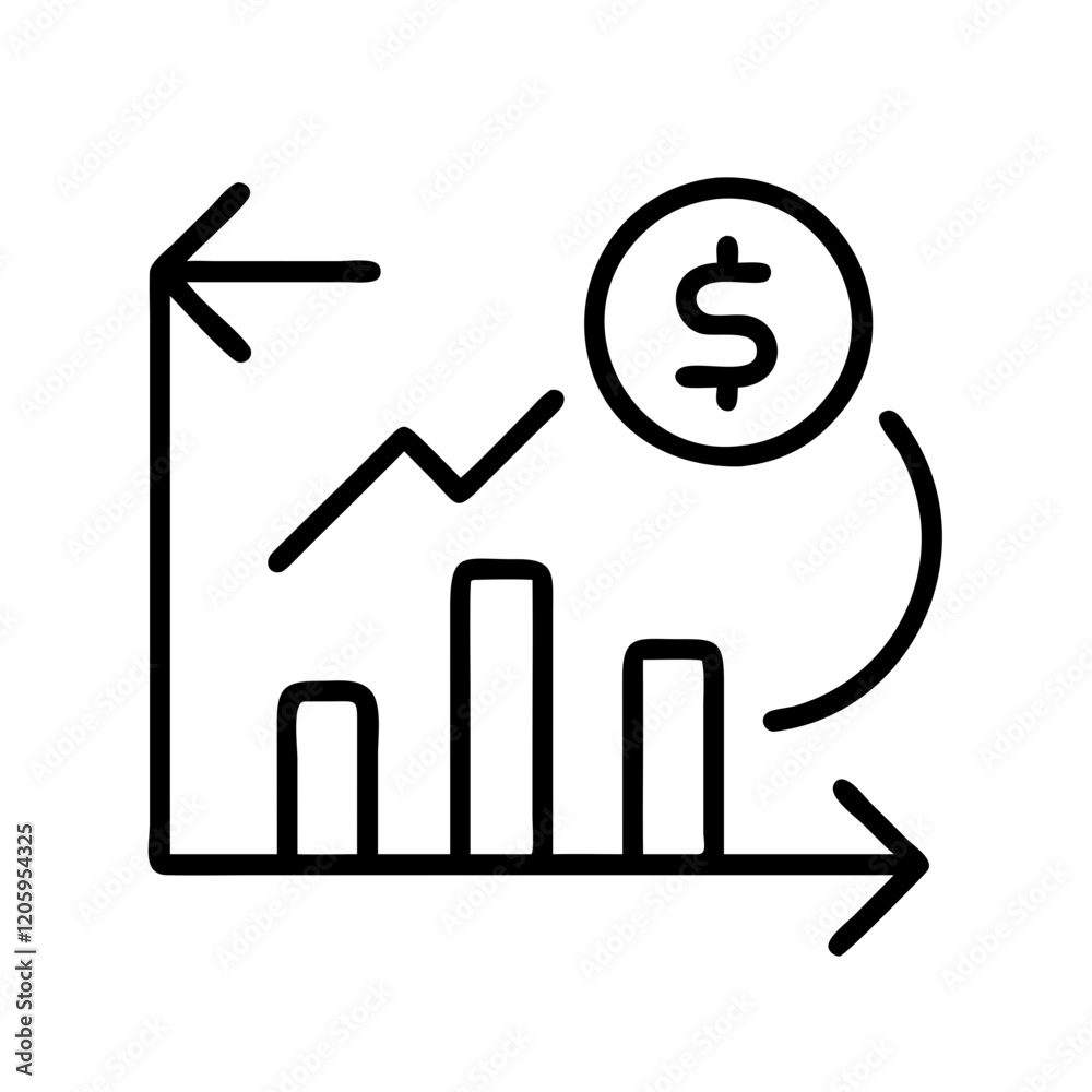 exchange graph icon, exchange graph line art - simple line art of exchange graph, perfect for exchange graph logos and icons exchange graph icon, exchange graph line art - simple line art of exchange graph, perfect for exchange graph logos and icons