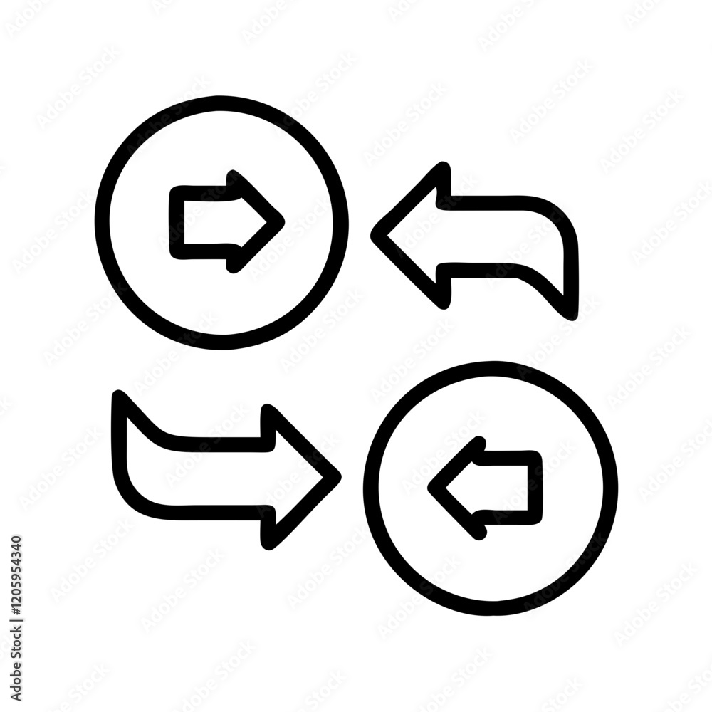exchange icon, exchange line art - simple line art of exchange, perfect for exchange logos and icons exchange icon, exchange line art - simple line art of exchange, perfect for exchange logos and icons
