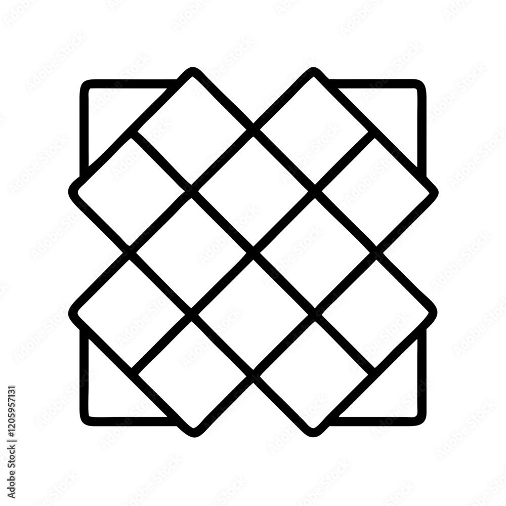floor tile icon, floor tile line art - simple line art of floor tile, perfect for floor tile logos and icons floor tile icon, floor tile line art - simple line art of floor tile, perfect for floor tile logos and icons