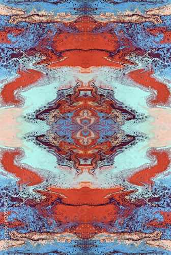 Kaleidoscopic Abstract Art with Vibrant Multicolor Patterns and Intricate Swirl Designs