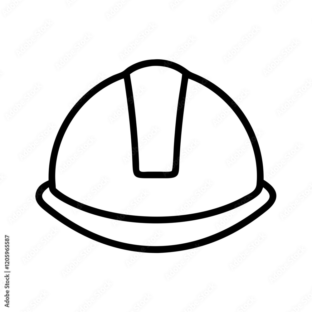 hard hat icon, hard hat line art - simple line art of hard hat, perfect for hard hat logos and icons hard hat icon, hard hat line art - simple line art of hard hat, perfect for hard hat logos and icons