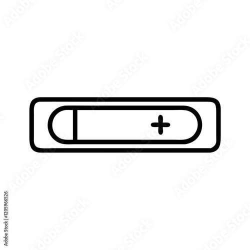 health bar icon, health bar line art - simple line art of health bar, perfect for health bar logos and icons