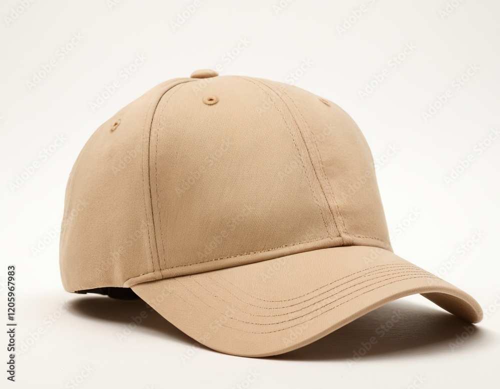 Neutral beige cap designed for casual and sporty looks. Neutral beige cap designed for casual and sporty looks.