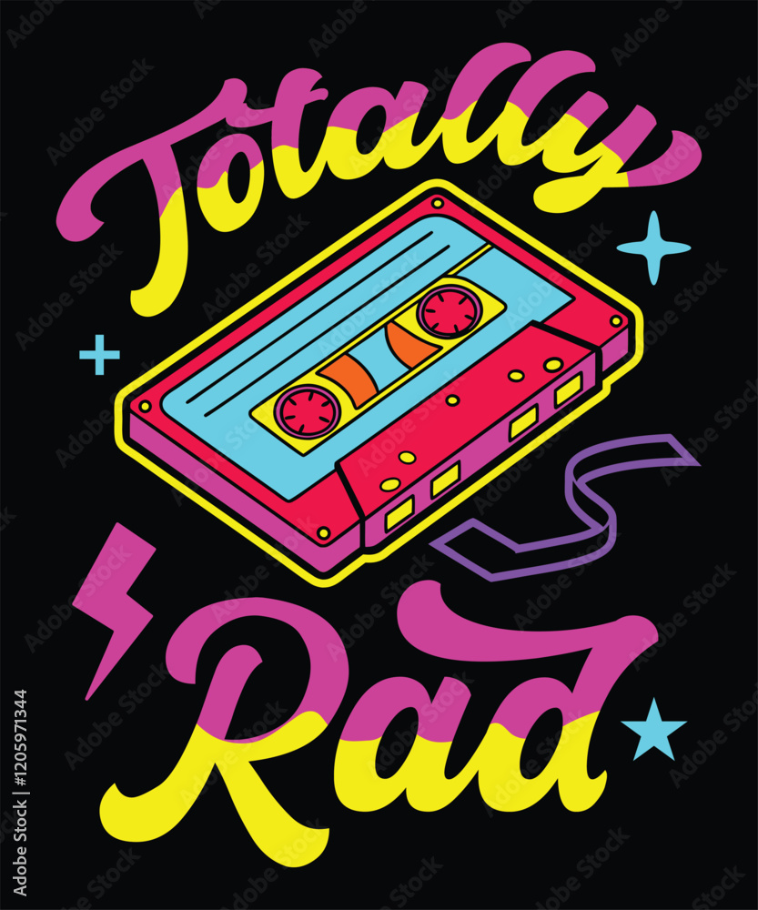 Totally rad t-shirt design