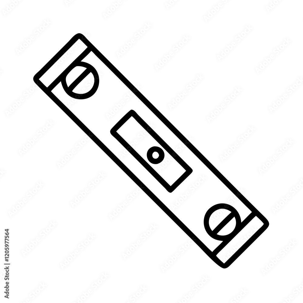 level tool icon, level tool line art - simple line art of level tool, perfect for level tool logos and icons level tool icon, level tool line art - simple line art of level tool, perfect for level tool logos and icons
