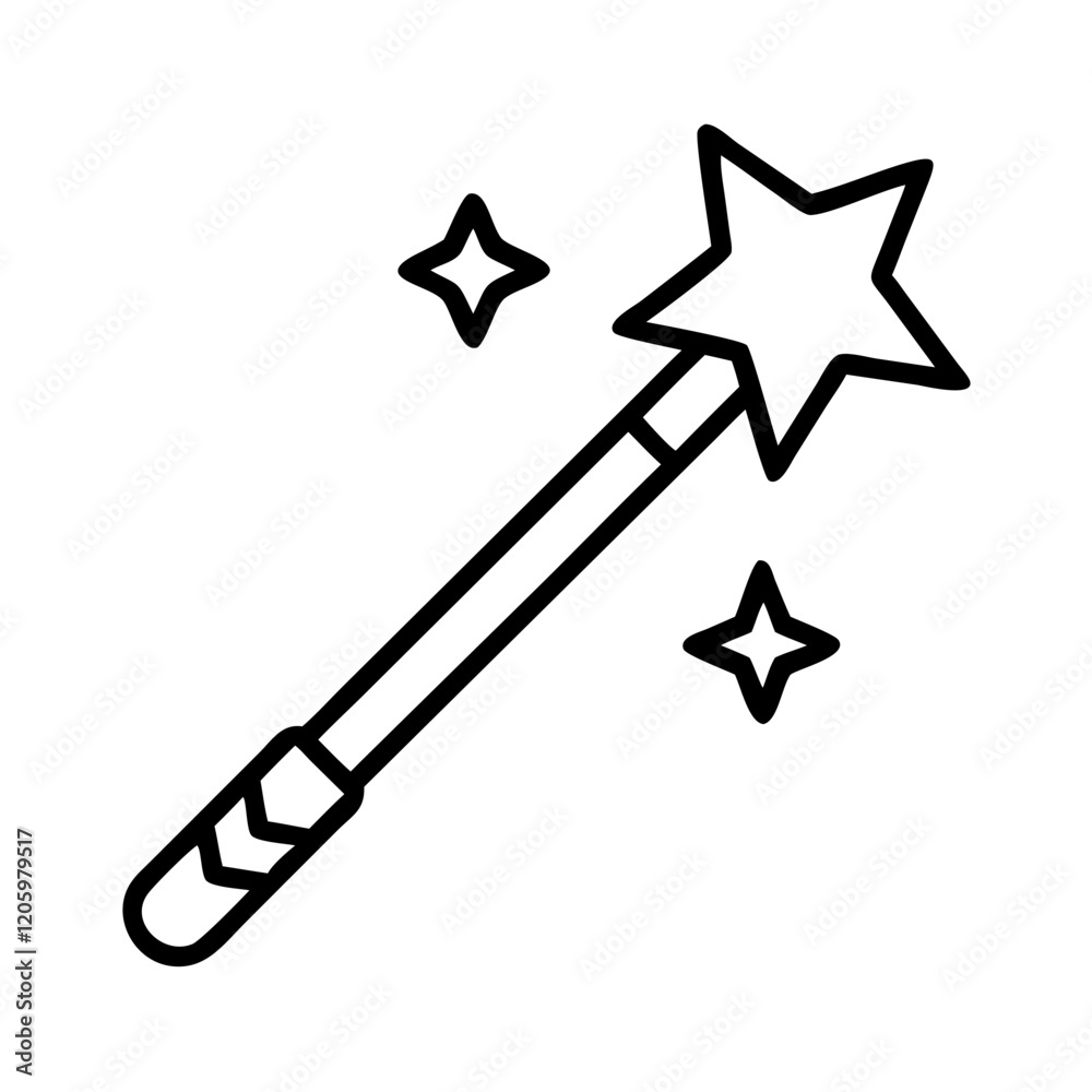 magic staff icon, magic staff line art - simple line art of magic staff, perfect for magic staff logos and icons magic staff icon, magic staff line art - simple line art of magic staff, perfect for magic staff logos and icons