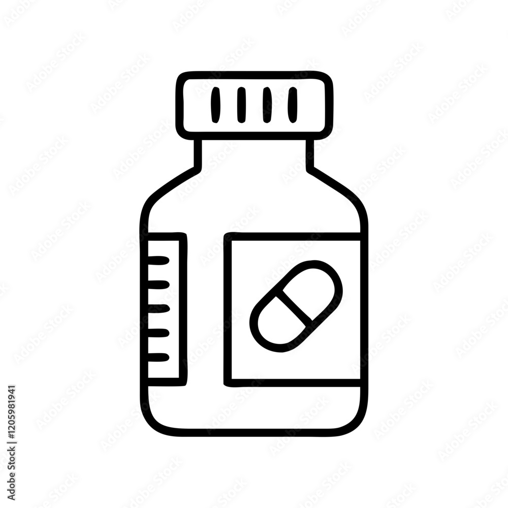 medicine bottle icon, medicine bottle line art - simple line art of medicine bottle, perfect for medicine bottle logos and icons medicine bottle icon, medicine bottle line art - simple line art of medicine bottle, perfect for medicine bottle logos and icons