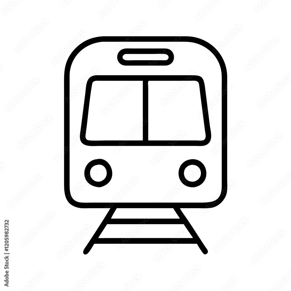 metro train icon, metro train line art - simple line art of metro train, perfect for metro train logos and icons metro train icon, metro train line art - simple line art of metro train, perfect for metro train logos and icons