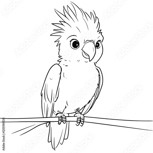 parrot on a branch