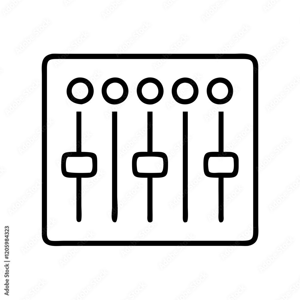mixer knobs icon, mixer knobs line art - simple line art of mixer knobs, perfect for mixer knobs logos and icons mixer knobs icon, mixer knobs line art - simple line art of mixer knobs, perfect for mixer knobs logos and icons
