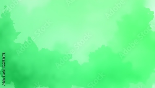 Soft green watercolor textured background