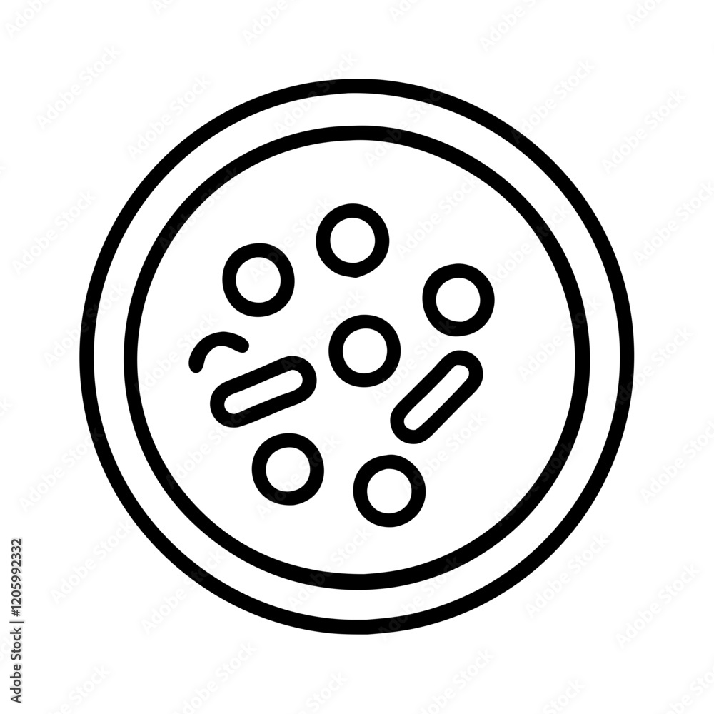 petri dish icon, petri dish line art - simple line art of petri dish, perfect for petri dish logos and icons petri dish icon, petri dish line art - simple line art of petri dish, perfect for petri dish logos and icons