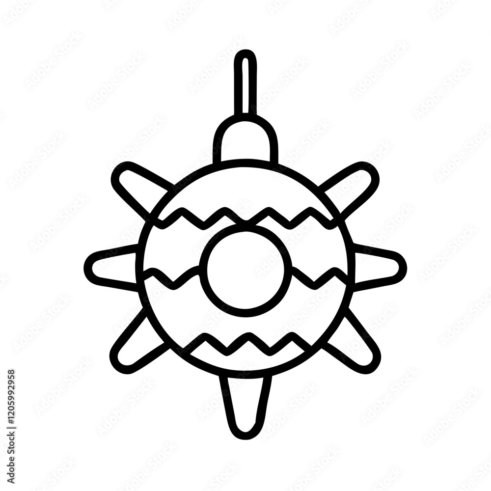 pi ata icon, pi ata line art - simple line art of pi ata, perfect for pi ata logos and icons pi ata icon, pi ata line art - simple line art of pi ata, perfect for pi ata logos and icons