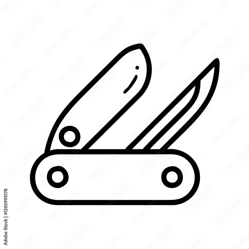 pocket knife icon, pocket knife line art - simple line art of pocket knife, perfect for pocket knife logos and icons pocket knife icon, pocket knife line art - simple line art of pocket knife, perfect for pocket knife logos and icons