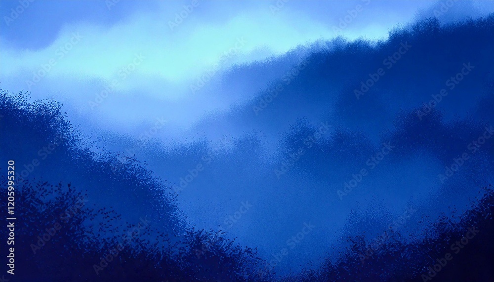 Naklejka premium Generated image : arrière-plan forêt mystérieuse sous la brume