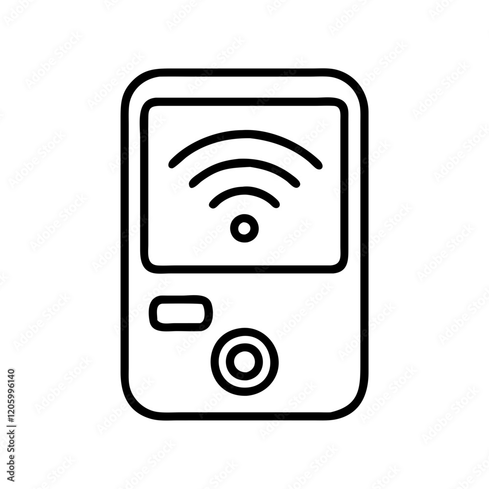 portable wifi icon, portable wifi line art - simple line art of portable wifi, perfect for portable wifi logos and icons portable wifi icon, portable wifi line art - simple line art of portable wifi, perfect for portable wifi logos and icons
