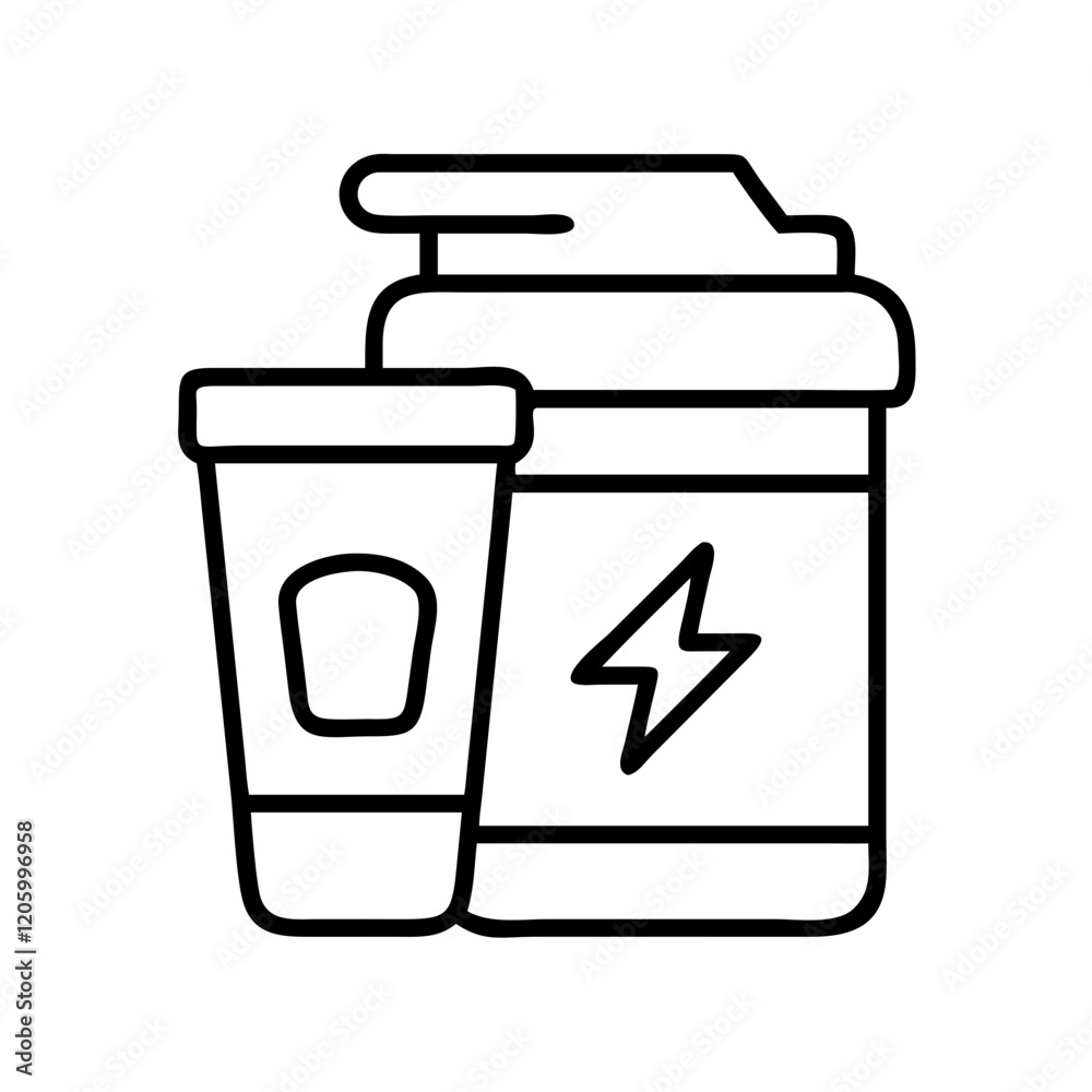 pre workout drink icon, pre workout drink line art - simple line art of pre workout drink, perfect for pre workout drink logos and icons pre workout drink icon, pre workout drink line art - simple line art of pre workout drink, perfect for pre workout drink logos and icons