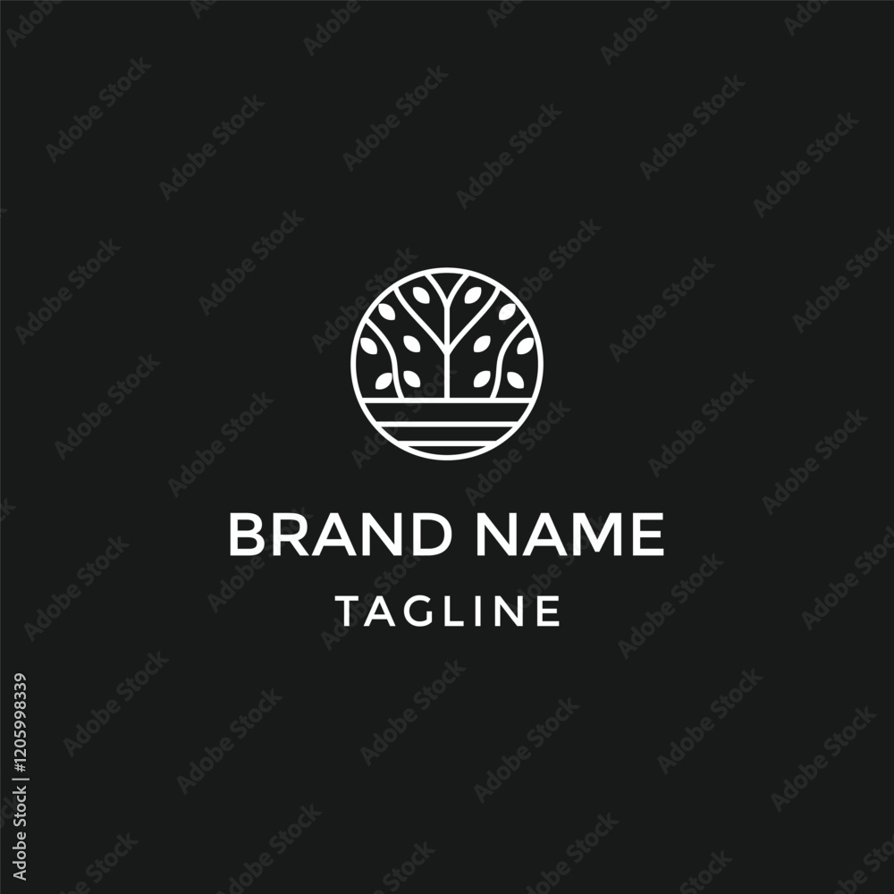 Tree vector icon. Nature trees vector illustration logo design. Tree vector icon. Nature trees vector illustration logo design.