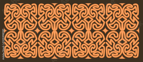Oro-Tapa Traditional Costume Pattern Texture