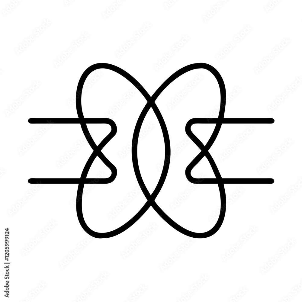 quantum field icon, quantum field line art - simple line art of quantum field, perfect for quantum field logos and icons quantum field icon, quantum field line art - simple line art of quantum field, perfect for quantum field logos and icons