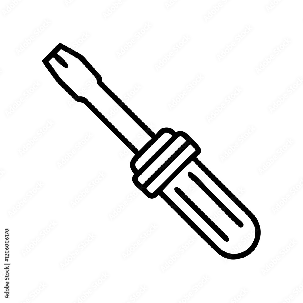 screwdriver icon, screwdriver line art - simple line art of screwdriver, perfect for screwdriver logos and icons screwdriver icon, screwdriver line art - simple line art of screwdriver, perfect for screwdriver logos and icons