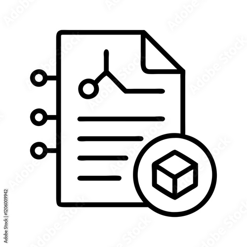 smart contract icon, smart contract line art - simple line art of smart contract, perfect for smart contract logos and icons