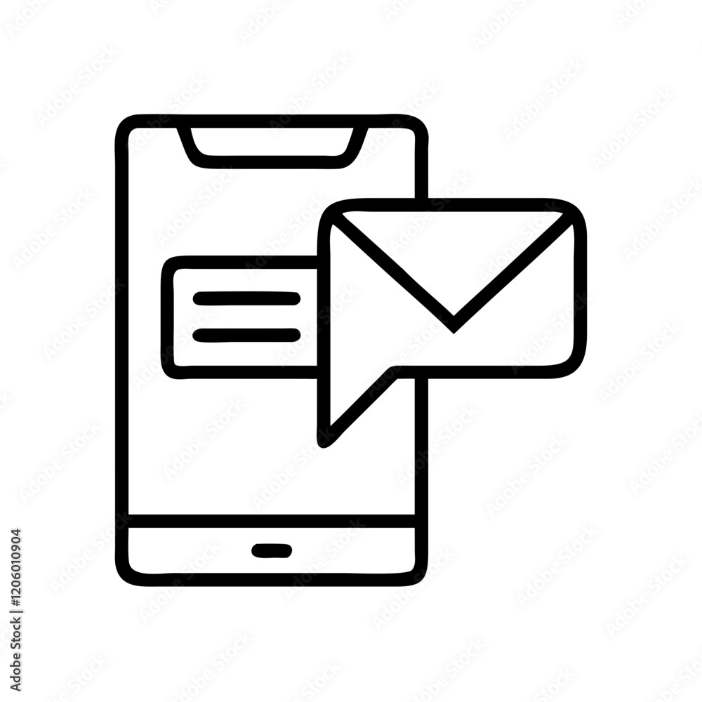 sms icon, sms line art - simple line art of sms, perfect for sms logos and icons sms icon, sms line art - simple line art of sms, perfect for sms logos and icons