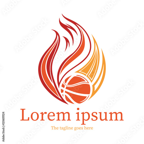 A modern, dynamic logo