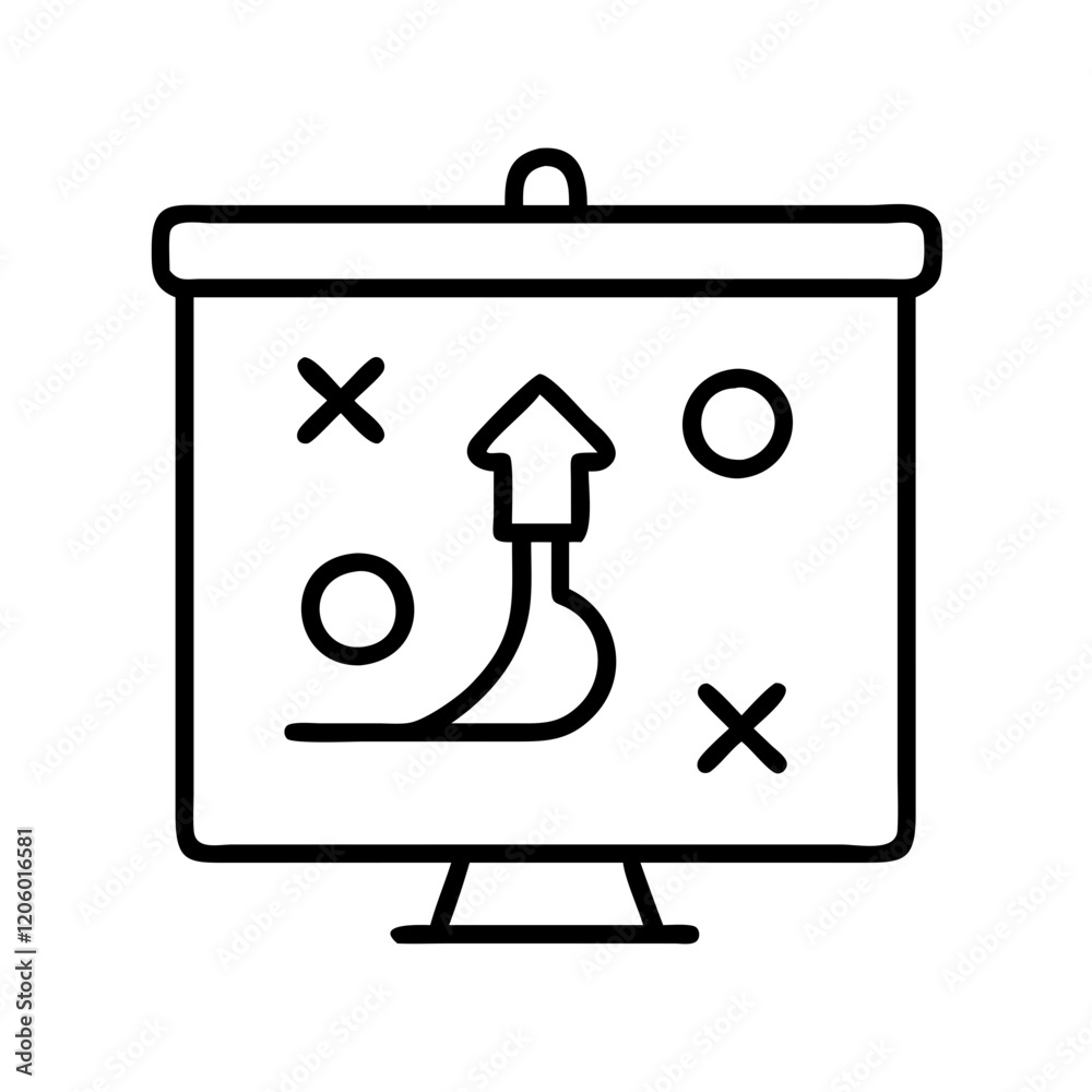strategy board icon, strategy board line art - simple line art of strategy board, perfect for strategy board logos and icons strategy board icon, strategy board line art - simple line art of strategy board, perfect for strategy board logos and icons